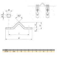 Profil DIRETTO 293-3m INOX k přišroubování191 - foto č. 2