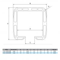 Hliníkový profil CGA-345M-6m - foto č. 2